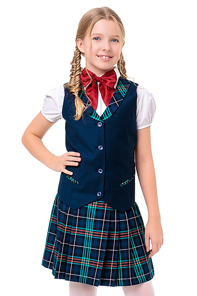 Жилет в зеленую клетку 2 850 ₽.