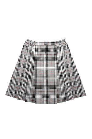 Юбка НИКА цвет клетка серая 