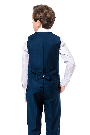 Жилет для мальчика ПРЕЗИДЕНТ цвет зеленая клетка 