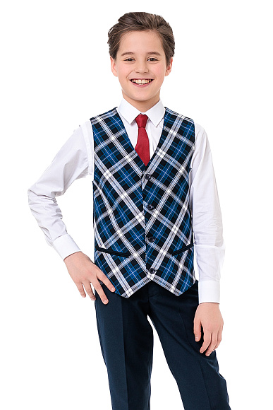 Жилет в синюю клетку 2 850 ₽.