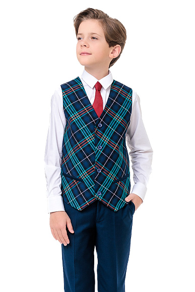 Жилет в зеленую клетку 2 850 ₽.