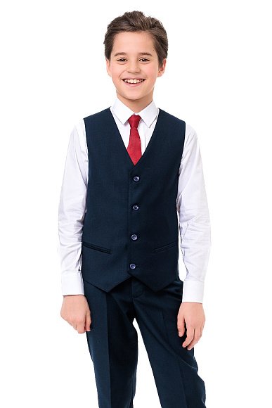 Жилет темно‑синий 2 700 ₽.