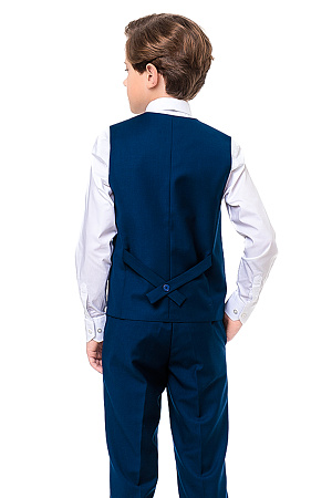 Жилет для мальчика ПРЕЗИДЕНТ цвет синий 015 