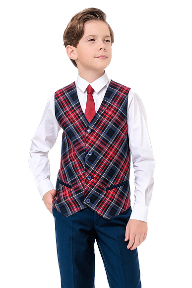 Жилет в красную клетку 2 850 ₽.